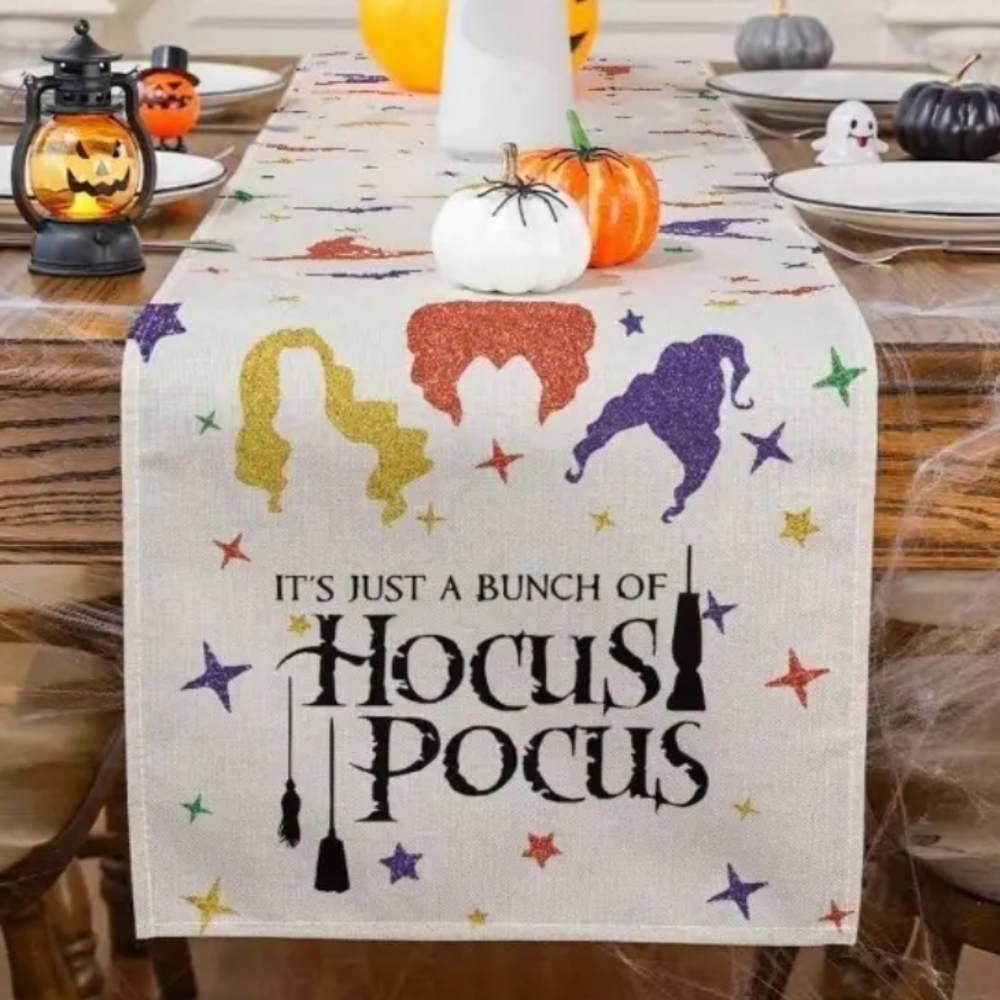 Hocus Pocus Halloween Table Runner